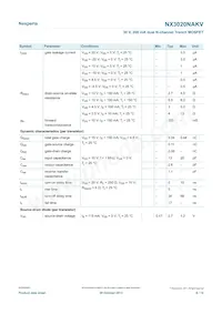 NX3020NAKVYL Datasheet Page 6