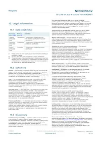 NX3020NAKVYL Datasheet Page 12