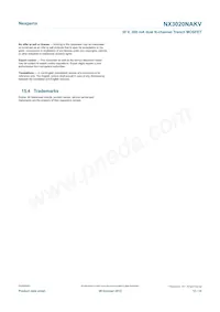 NX3020NAKVYL Datasheet Pagina 13