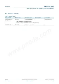 NX6020CAKSX Datasheet Page 19