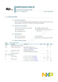 NXPS20H100CX數據表 頁面 2