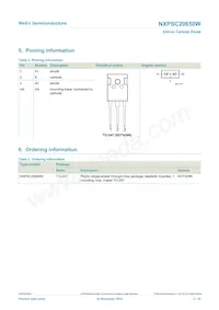 NXPSC20650WQ Datasheet Page 2