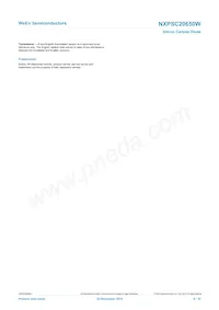 NXPSC20650WQ Datasheet Page 9