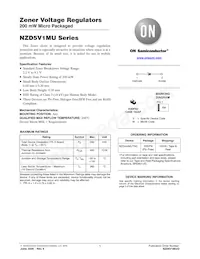 NZD6V2MUT5G Datasheet Cover