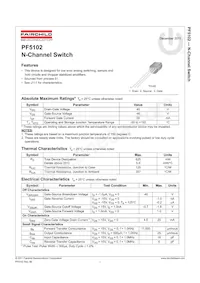 PF5102 Datasheet Pagina 2
