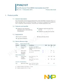 PHN210T Datasheet Page 2