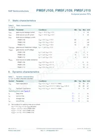 PMBFJ108 Datasheet Page 3