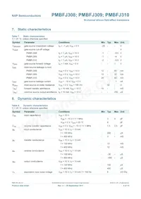 PMBFJ310 Datasheet Page 4