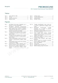 PMCM650CUNEZ Datasheet Page 17