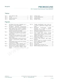 PMCM650CUNEZ Datasheet Pagina 17