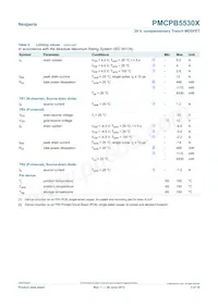 PMCPB5530X Datasheet Page 3