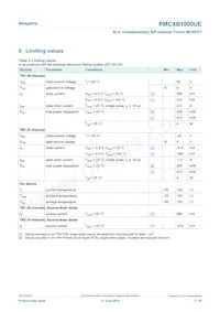 PMCXB1000UEZ數據表 頁面 3