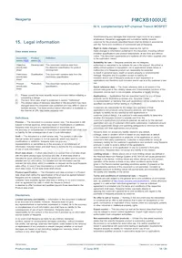 PMCXB1000UEZ Datasheet Pagina 18