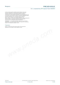 PMCXB1000UEZ Datasheet Pagina 19