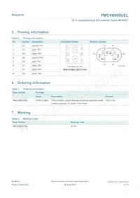 PMCXB900UELZ Datasheet Page 2