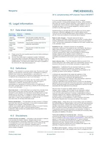 PMCXB900UELZ Datasheet Page 19