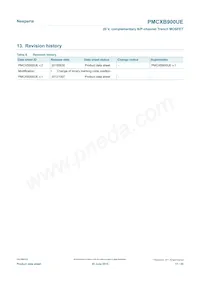 PMCXB900UEZ Datasheet Pagina 17