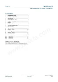 PMCXB900UEZ Datasheet Page 20