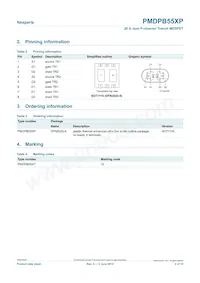 PMDPB55XP Datasheet Page 2