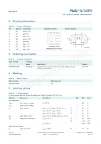 PMDPB70XPE Datasheet Page 2