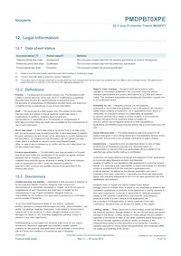 PMDPB70XPE Datasheet Pagina 13