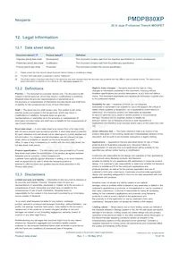 PMDPB80XP Datasheet Page 13