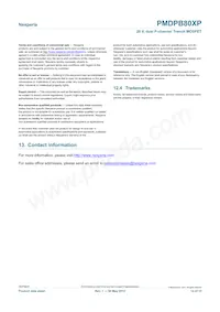 PMDPB80XP Datasheet Page 14