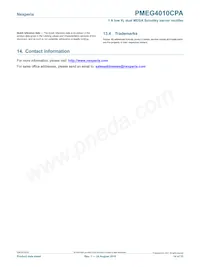 PMEG4010CPA Datasheet Pagina 14