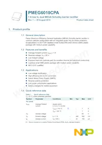 PMEG6010CPA Datasheet Page 2