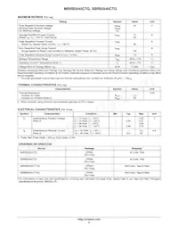 SBRB2545CTT4G Datasheet Page 2