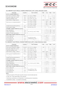 SI3439KDW-TP Datasheet Page 2