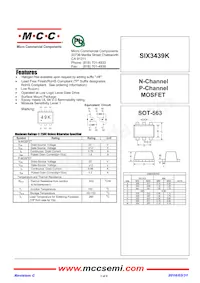 SIX3439K-TP Datasheet Cover