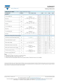 SIZ980DT-T1-GE3 Datasheet Page 3