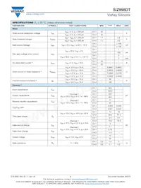 SIZ998DT-T1-GE3 Datasheet Page 2