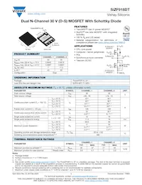 SIZF918DT-T1-GE3 Datasheet Cover