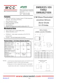 SMB2EZ15D5-TP Datasheet Cover
