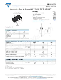 SQ1922EEH-T1_GE3 Datasheet Cover