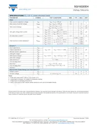SQ1922EEH-T1_GE3 Datasheet Page 2