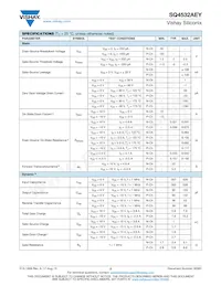 SQ4532AEY-T1_GE3 Datasheet Pagina 2