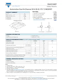 SQJ910AEP-T1_GE3 Datenblatt Cover