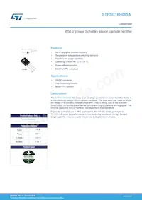 STPSC16H065AW Datasheet Cover