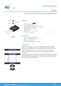 STPSC20H12CWY Datasheet Cover