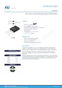 STPSC20H12CWY Datenblatt Cover