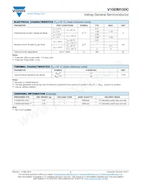 V10DM150CHM3/I Datasheet Pagina 2