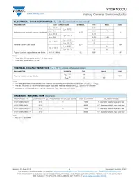 V10K100DU-M3/H Datasheet Page 2