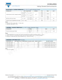 V10KL45DU-M3/H Datasheet Page 2