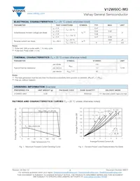 V12W60C-M3/I Datasheet Page 2