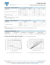 V15WL45C-M3/I Datasheet Page 2