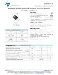 V40100PGW-M3/4W Datenblatt Cover