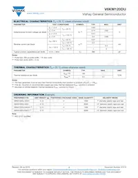 V6KM120DU-M3/I Datasheet Page 2